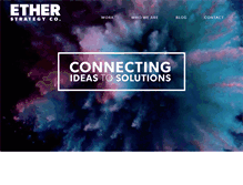 Tablet Screenshot of etherstrategy.com